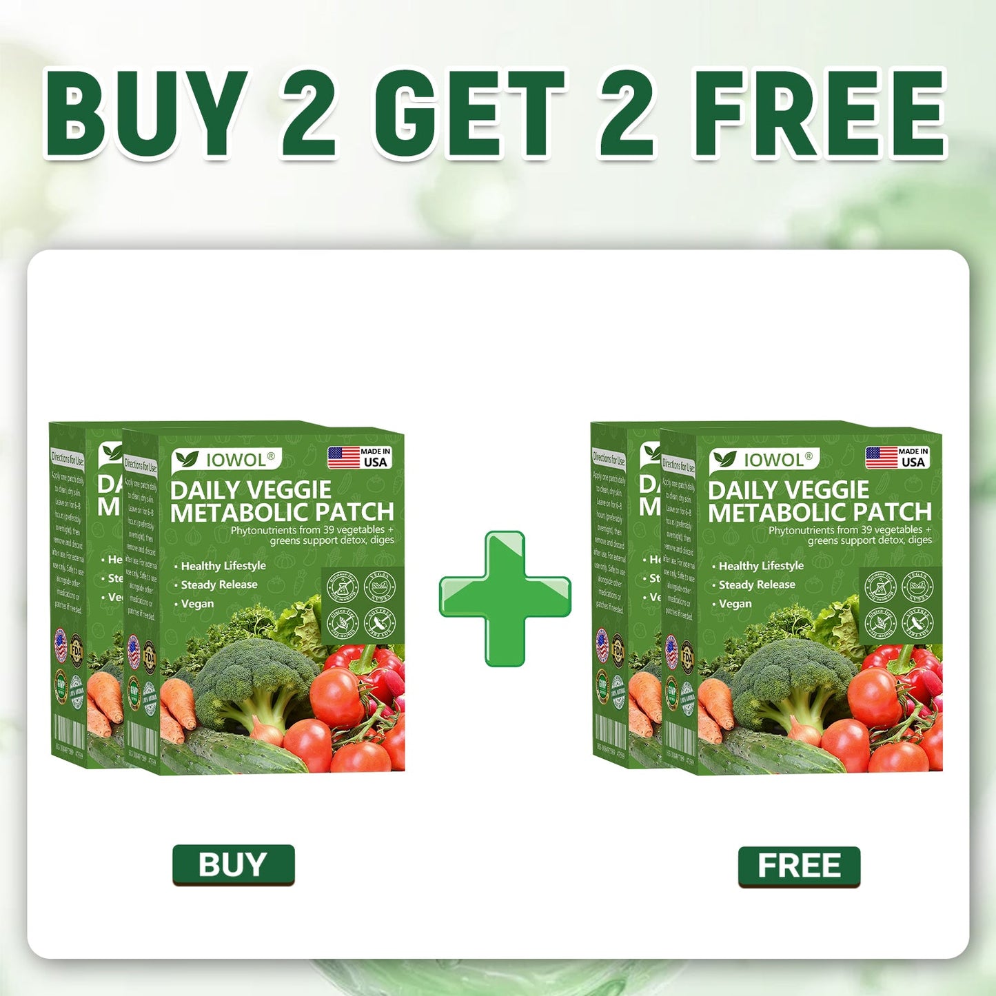美国🥦𝐎𝐟𝐟𝐢𝐜𝐢𝐚𝐥 𝐒𝐭𝐨𝐫𝐞 | 𝐈𝐎𝐖𝐎𝐋® 𝐃𝐚𝐢𝐥𝐲 𝐕𝐞𝐠𝐞𝐭𝐚𝐛𝐥𝐞 𝐌𝐞𝐭𝐚𝐛𝐨𝐥𝐢𝐜 𝐏𝐚𝐭𝐜𝐡 𝐮𝐬𝐞𝐬 𝐨𝐫𝐠𝐚𝐧𝐢𝐜 𝐯𝐞𝐠𝐞𝐭𝐚𝐛𝐥𝐞 𝐞𝐱𝐭𝐫𝐚𝐜𝐭𝐬 𝐚𝐧𝐝 𝐩𝐡𝐲𝐭𝐨𝐧𝐮𝐭𝐫𝐢𝐞𝐧𝐭𝐬 𝐟𝐫𝐨𝐦 𝟑𝟗 𝐯𝐞𝐠𝐞𝐭𝐚𝐛𝐥𝐞𝐬 + 𝐠𝐫𝐞𝐞𝐧𝐬 𝐭𝐨 𝐬𝐮𝐩𝐩𝐨𝐫𝐭 𝐝𝐞𝐭𝐨𝐱, 𝐝𝐢𝐠𝐞𝐬𝐭𝐢𝐨𝐧 & 𝐦𝐞𝐭𝐚𝐛𝐨𝐥𝐢𝐜 𝐫𝐞𝐬𝐞𝐭, 𝐚𝐧𝐝 𝐛𝐨𝐨𝐬𝐭 𝐞𝐧𝐞𝐫𝐠𝐲 𝐟𝐨𝐫 𝐚𝐥𝐥-𝐝𝐚𝐲 𝐰𝐞𝐥𝐥𝐧𝐞𝐬𝐬.